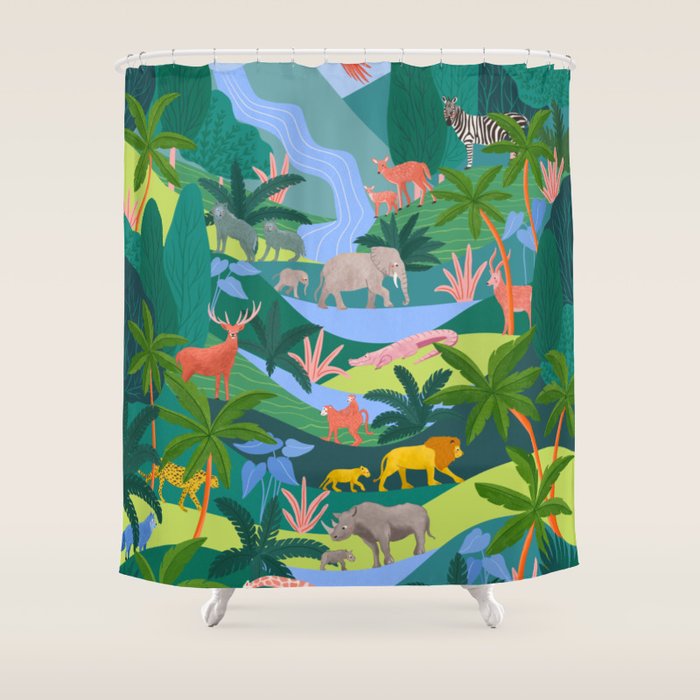 Rainforest Shower Curtain Gallery Image 1
