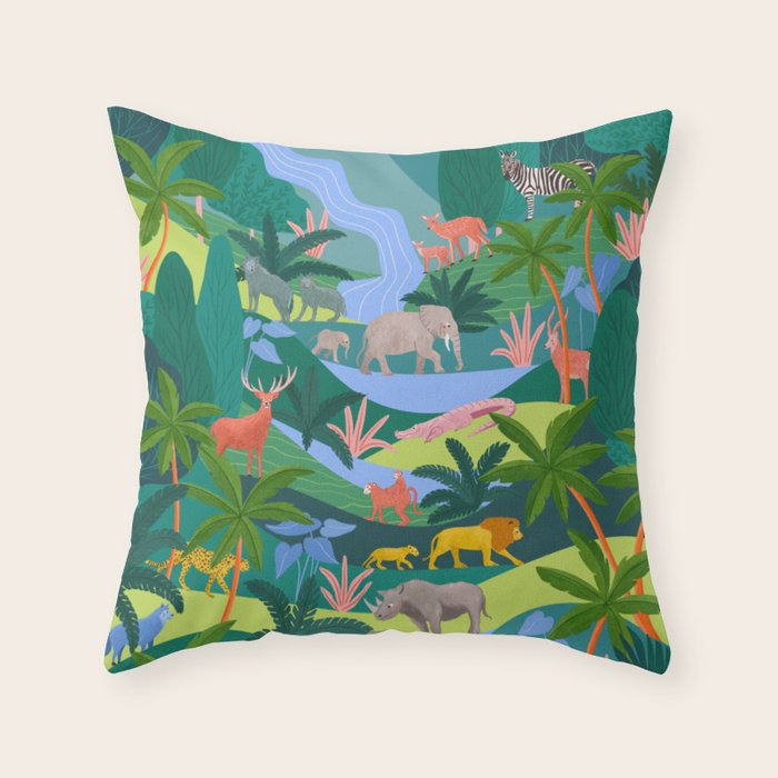 Rainforest Throw Pillow Gallery Image 6