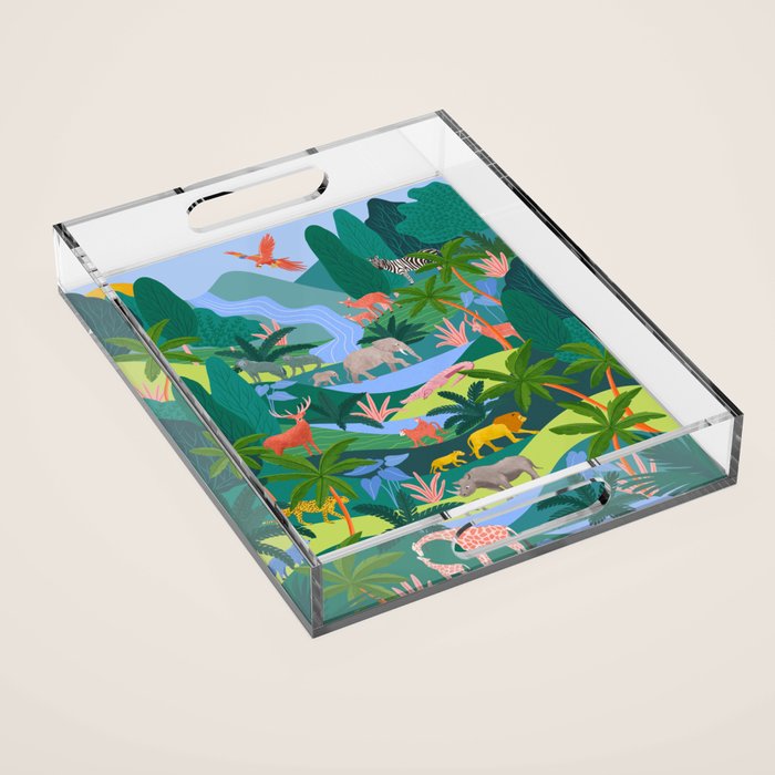 Rainforest Acrylic Tray Gallery Image 1