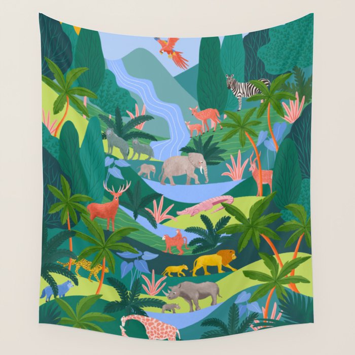 Rainforest Wall Tapestry Gallery Image 4