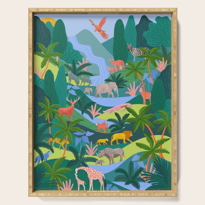 Rainforest Serving Tray Gallery Image 1
