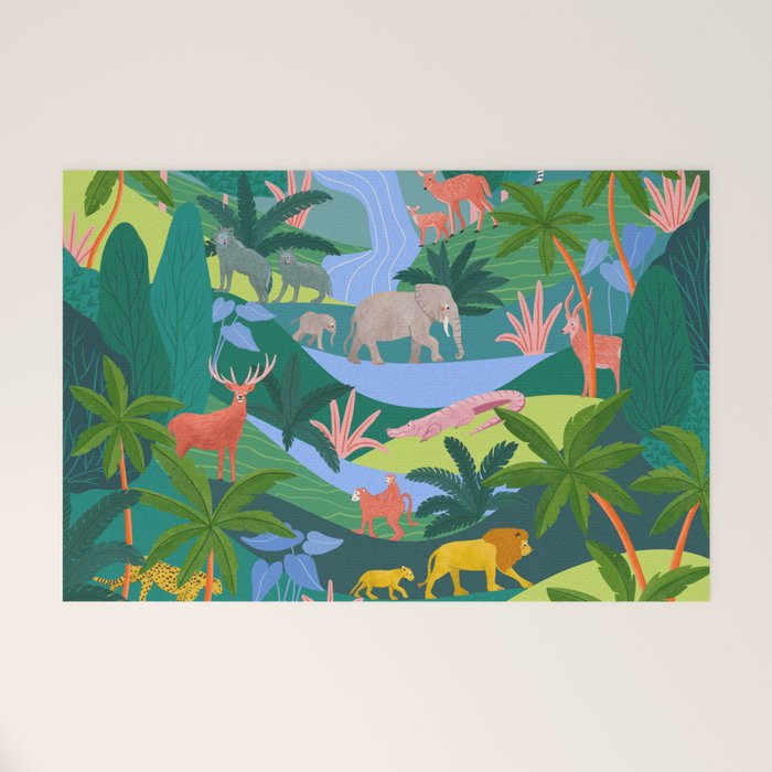 Rainforest Welcome Mat Gallery Image 1