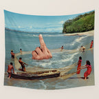 Fish Fingers - Rude catch of the day Wall Tapestry Gallery Image 4