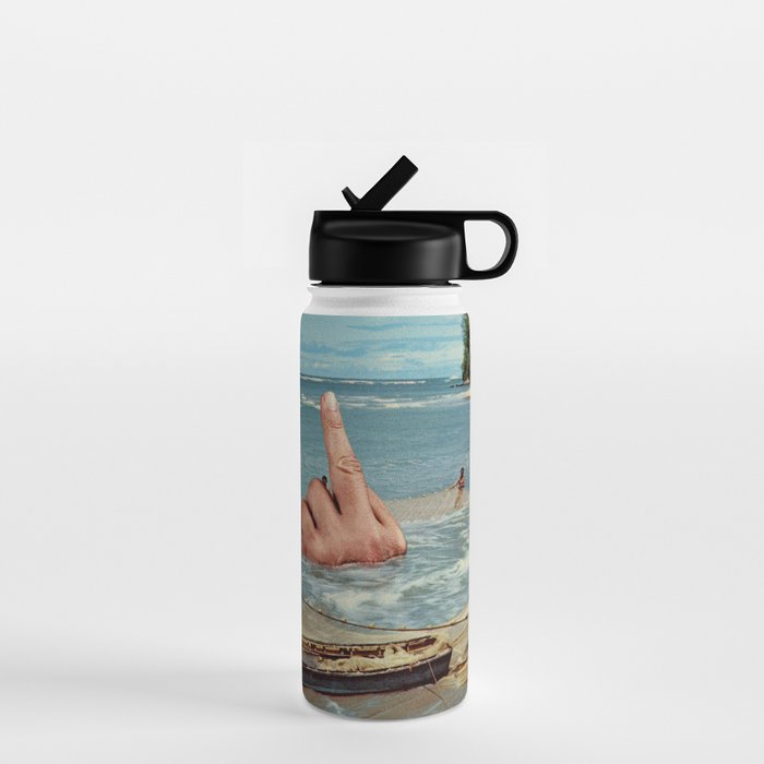 Fish Fingers - Rude catch of the day Water Bottle Gallery Image 1