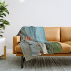 Fish Fingers - Rude catch of the day Throw Blanket Gallery Image 1