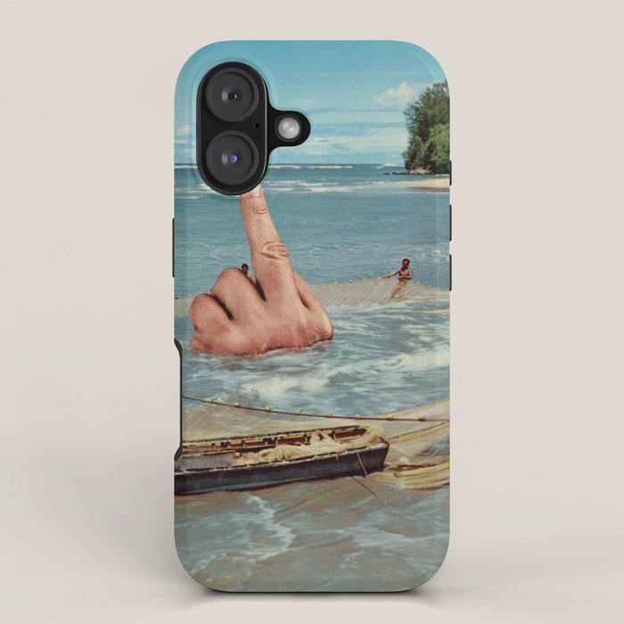 Fish Fingers - Rude catch of the day iPhone Case Gallery Image 1