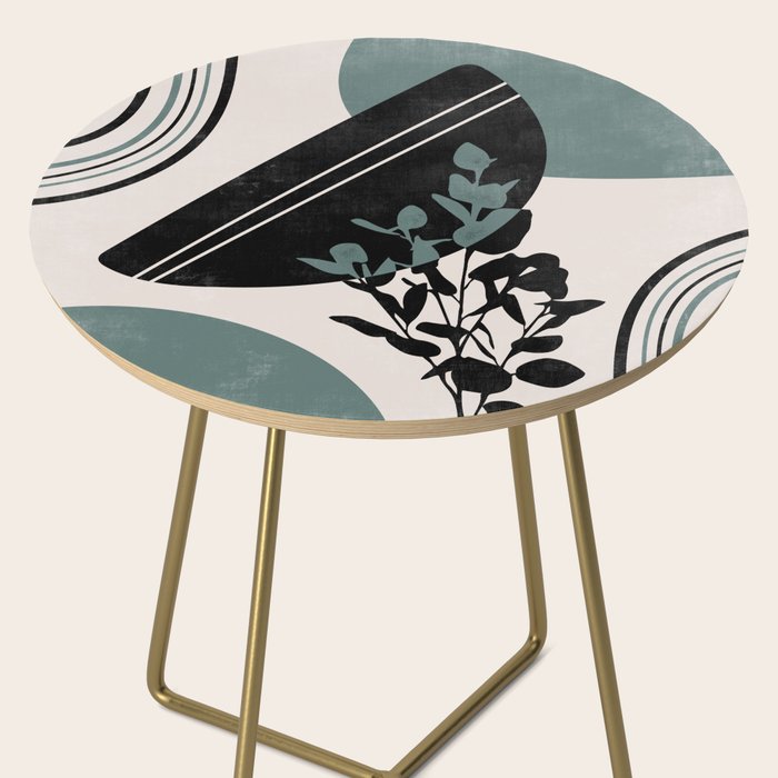 Eucalyptus Boho Botanical Side Table Gallery Image 2