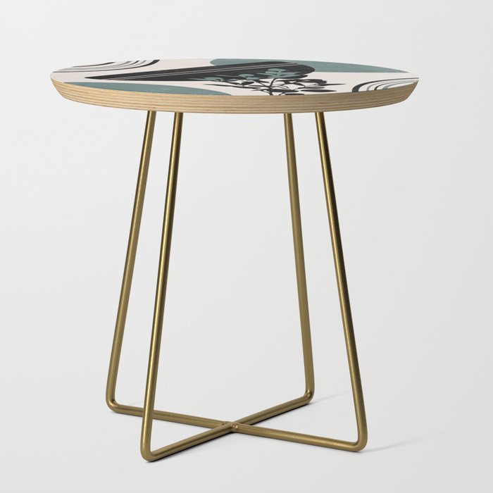 Eucalyptus Boho Botanical Side Table Gallery Image 1