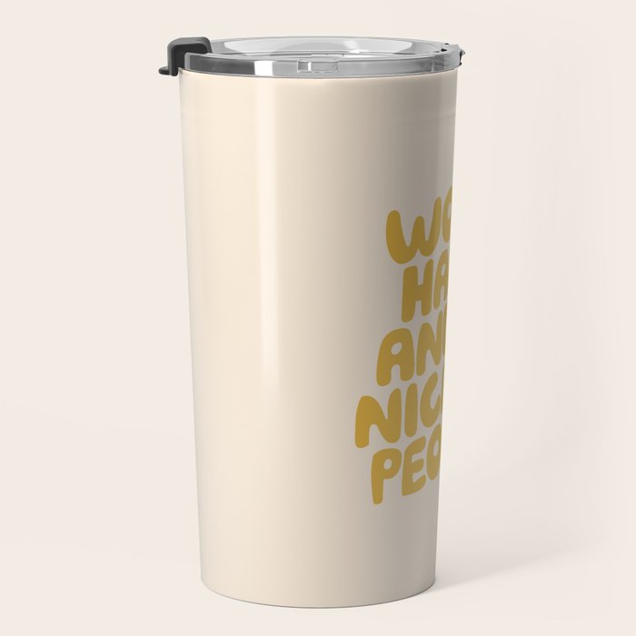 Work Hard and Be Nice to People Travel Mug Gallery Image 3