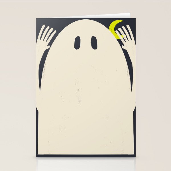 Graphic Hallows Ghost Stationery Card Gallery Image 1