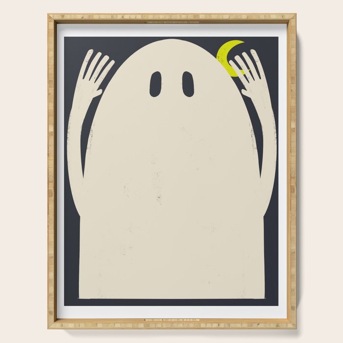 Graphic Hallows Ghost Serving Tray Gallery Image 1