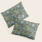 Vintage Pin-Up Girl Frogs Pillow Sham Gallery Image 3