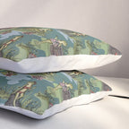 Vintage Pin-Up Girl Frogs Pillow Sham Gallery Image 3