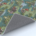 Vintage Pin-Up Girl Frogs Rug Gallery Image 4