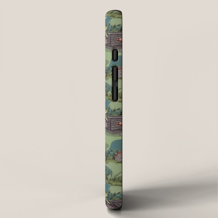 Vintage Pin-Up Girl Frogs iPhone Case Gallery Image 2