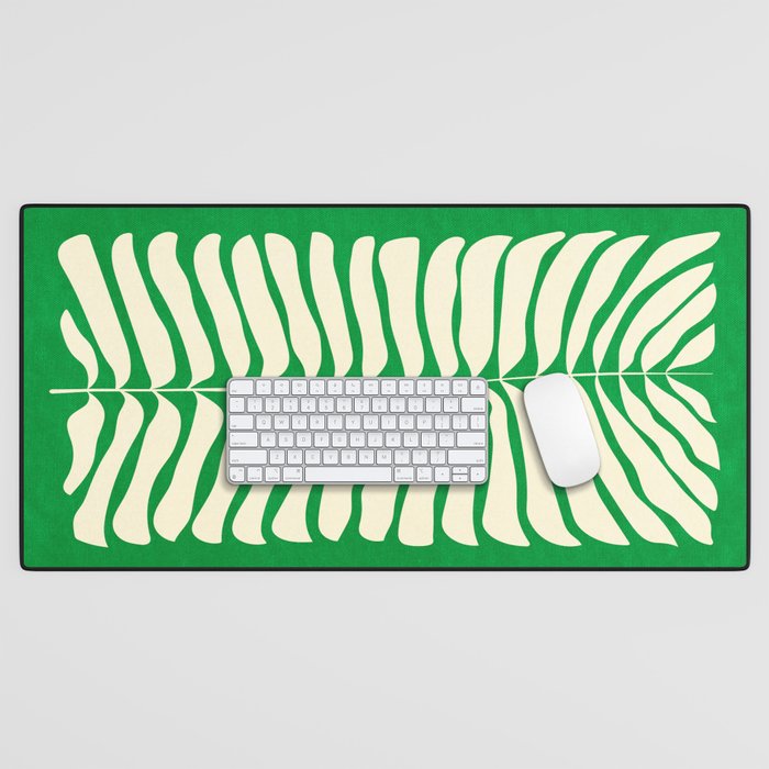 JAZZ FERNS 04 | Pine Green Matisse Edition Desk Mat Gallery Image 1