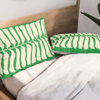 JAZZ FERNS 04 | Pine Green Matisse Edition Pillow Sham Gallery Image 2