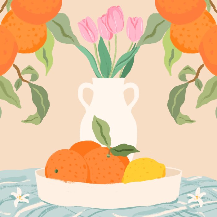 Breakfast and Flowers  Coffee Mug Gallery Image 2