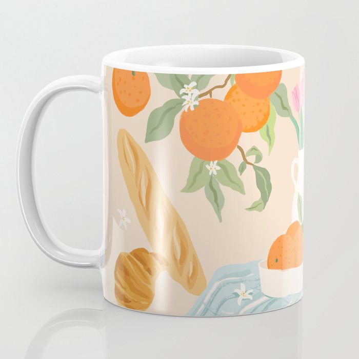 Breakfast and Flowers  Coffee Mug Gallery Image 3