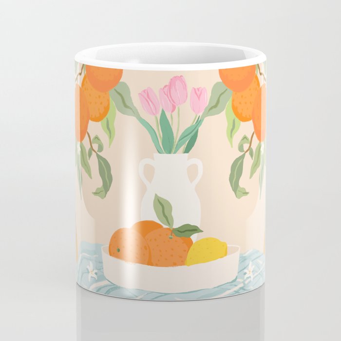 Breakfast and Flowers  Coffee Mug Gallery Image 4