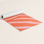 Zebra Orange and Pink 241 Yoga Mat Gallery Image 2