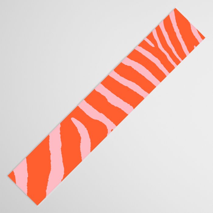 Zebra Orange and Pink 241 Table Runner Gallery Image 3