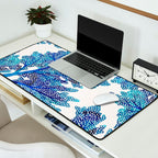 Sea Fan Coral - Blue OmbrÃ© Desk Mat Gallery Image 2