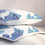 Sea Fan Coral - Blue OmbrÃ© Pillow Sham Gallery Image 3
