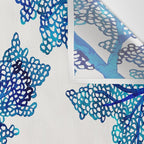 Sea Fan Coral - Blue OmbrÃ© Wall Tapestry Gallery Image 3