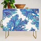 Sea Fan Coral - Blue OmbrÃ© Credenza Gallery Image 1