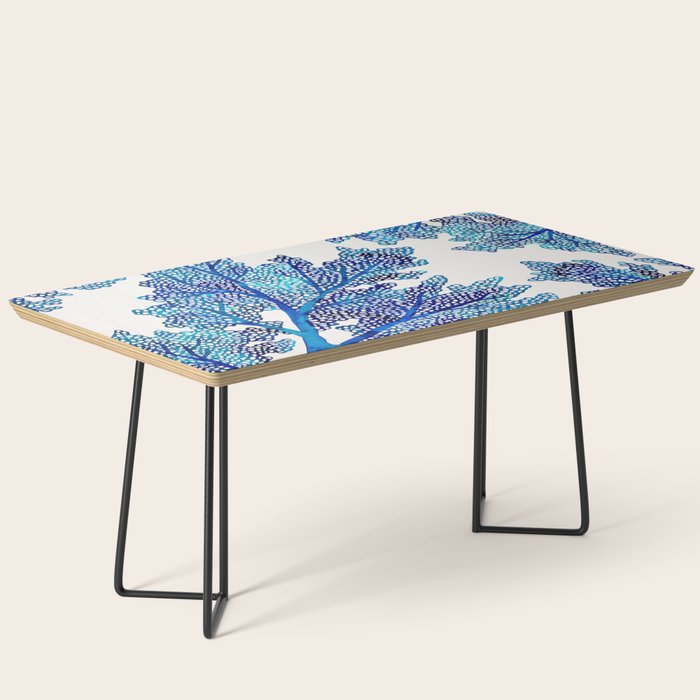 Sea Fan Coral - Blue OmbrÃ© Coffee Table Gallery Image 1