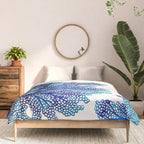 Sea Fan Coral - Blue OmbrÃ© Comforter Gallery Image 3