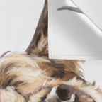 Sneaky Highland Cow Wall Tapestry Gallery Image 3