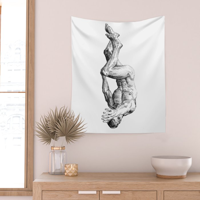 Falling From Heaven NOODDOODs Wall Tapestry Gallery Image 2
