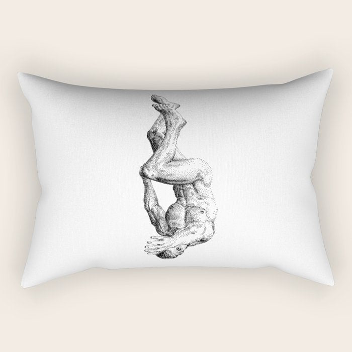 Falling From Heaven NOODDOODs Rectangular Pillow Gallery Image 2