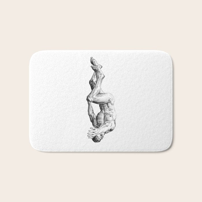 Falling From Heaven NOODDOODs Bath Mat Gallery Image 1