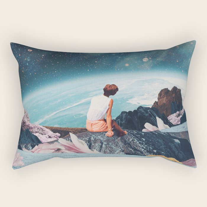 I can't See This Universe without You Rectangular Pillow Gallery Image 1