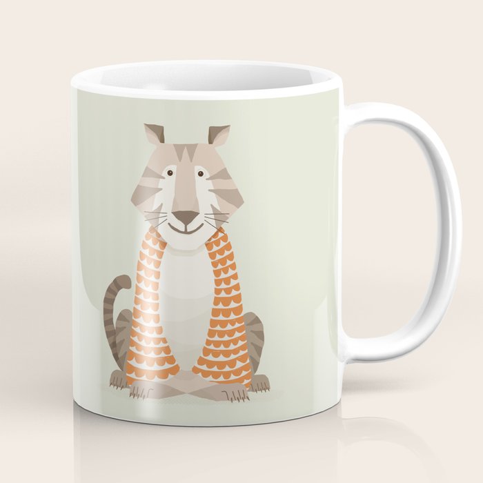 Whimsical Tiger Coffee Mug Gallery Image 1