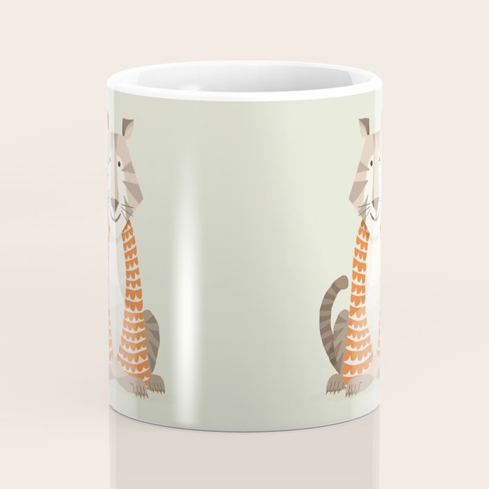 Whimsical Tiger Coffee Mug Gallery Image 4