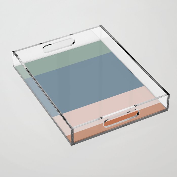 Contemporary Color Block XI Acrylic Tray Gallery Image 1
