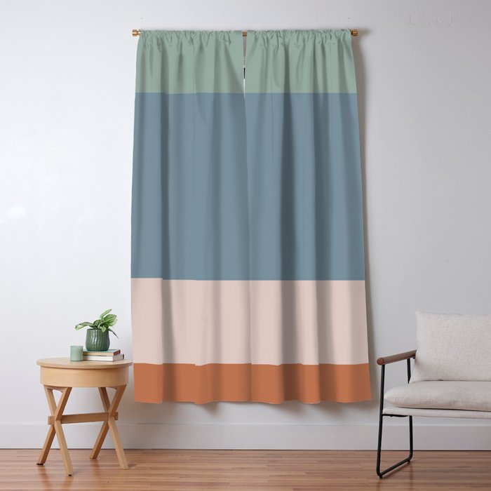 Contemporary Color Block XI Window Curtain Gallery Image 1