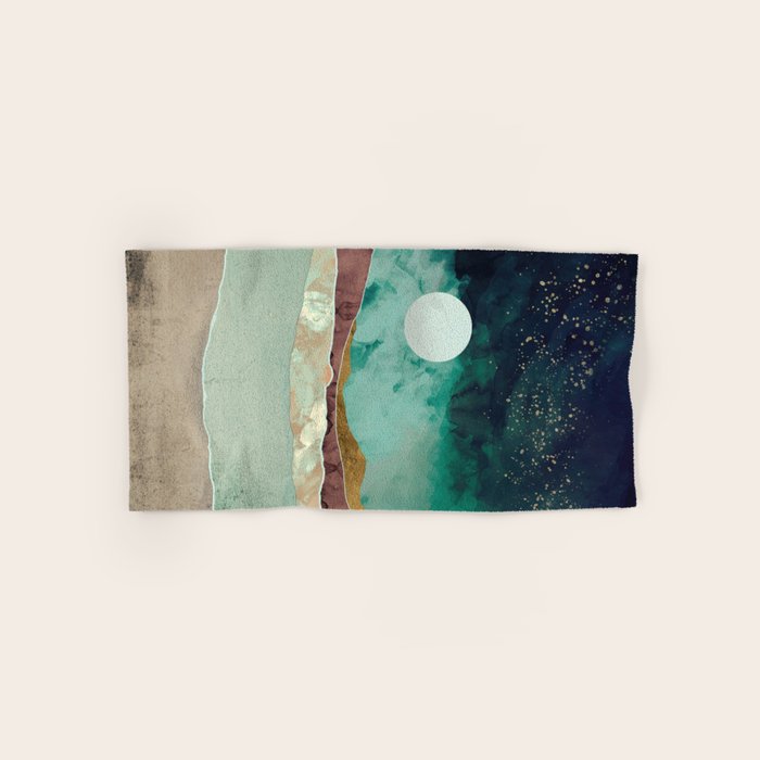 Spring Night Bath Towel Gallery Image 1
