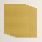 Golden Moroccan Floral Pattern Wrapping Paper Gallery Image 3