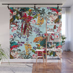 Floral and Birds XXXIV Wall Mural Gallery Image 1