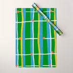 Green Plaid Wrapping Paper Gallery Image 1
