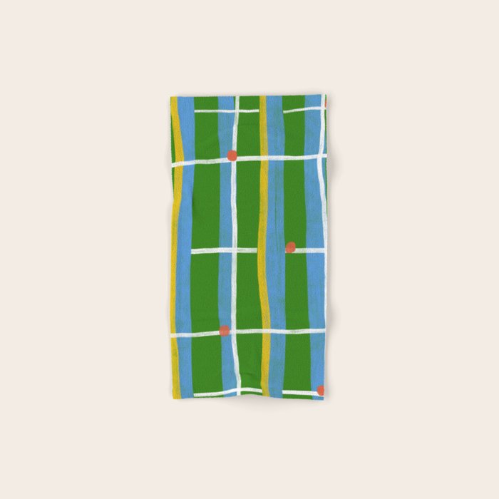 Green Plaid Bath Towel Gallery Image 1