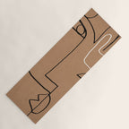 Abstract line art 40 Yoga Mat Gallery Image 1
