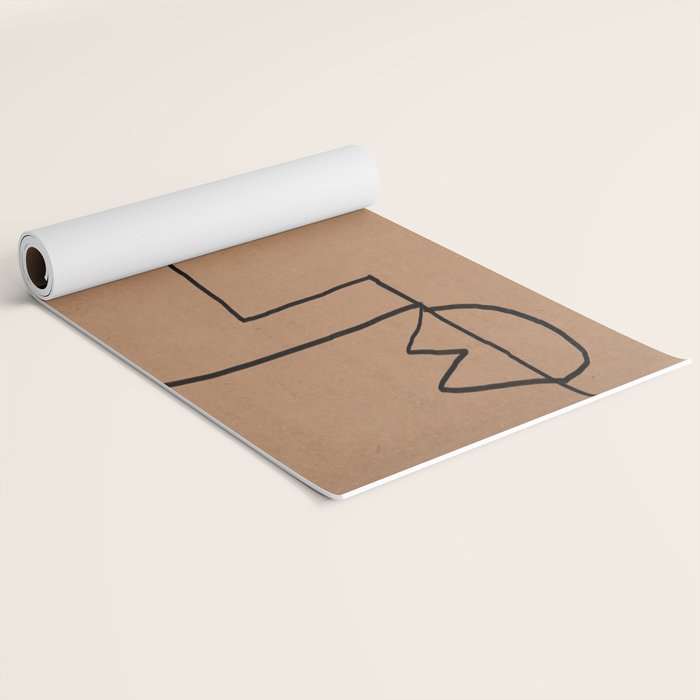 Abstract line art 40 Yoga Mat Gallery Image 2