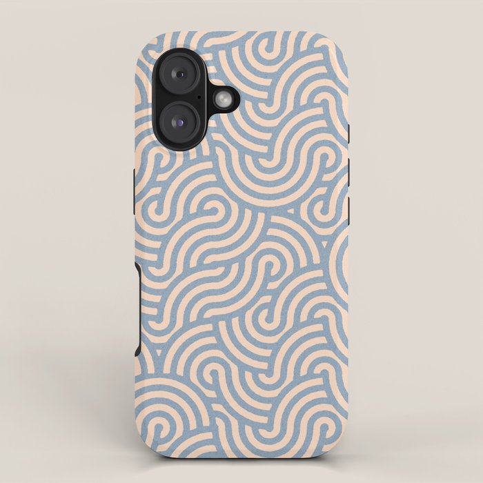 SWIRL - Stone and Almond iPhone Case Gallery Image 1