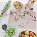 Butterflies and pear blossoms Cutting Board Gallery Image 2